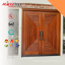 Solid Wooden Fire Rated Main Safety Door Design With BM TRADA